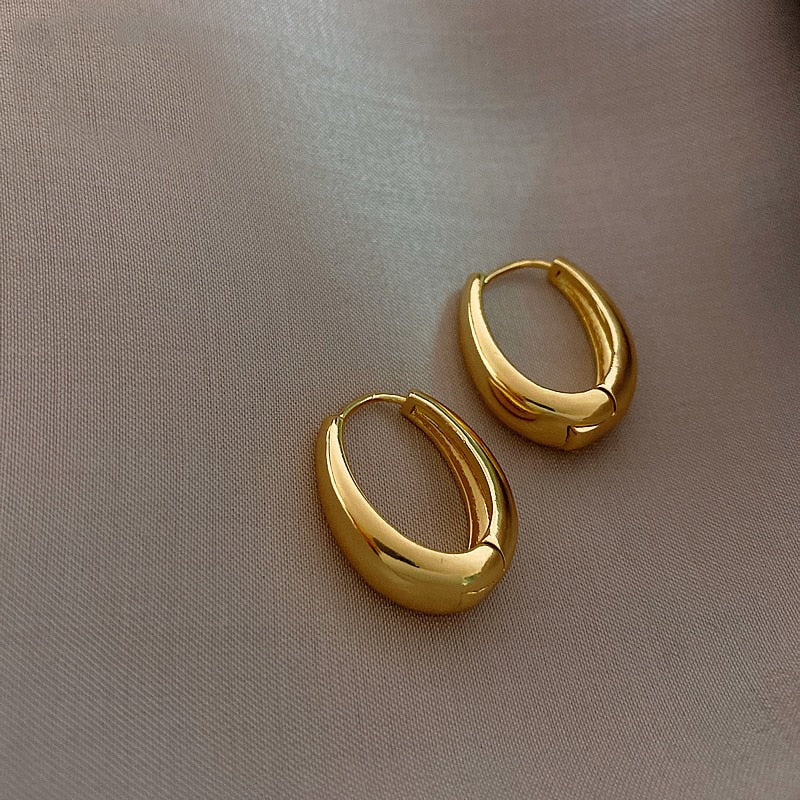 Hoop Earrings.
- Korean Jewelry 
- Daily Wear Earrings