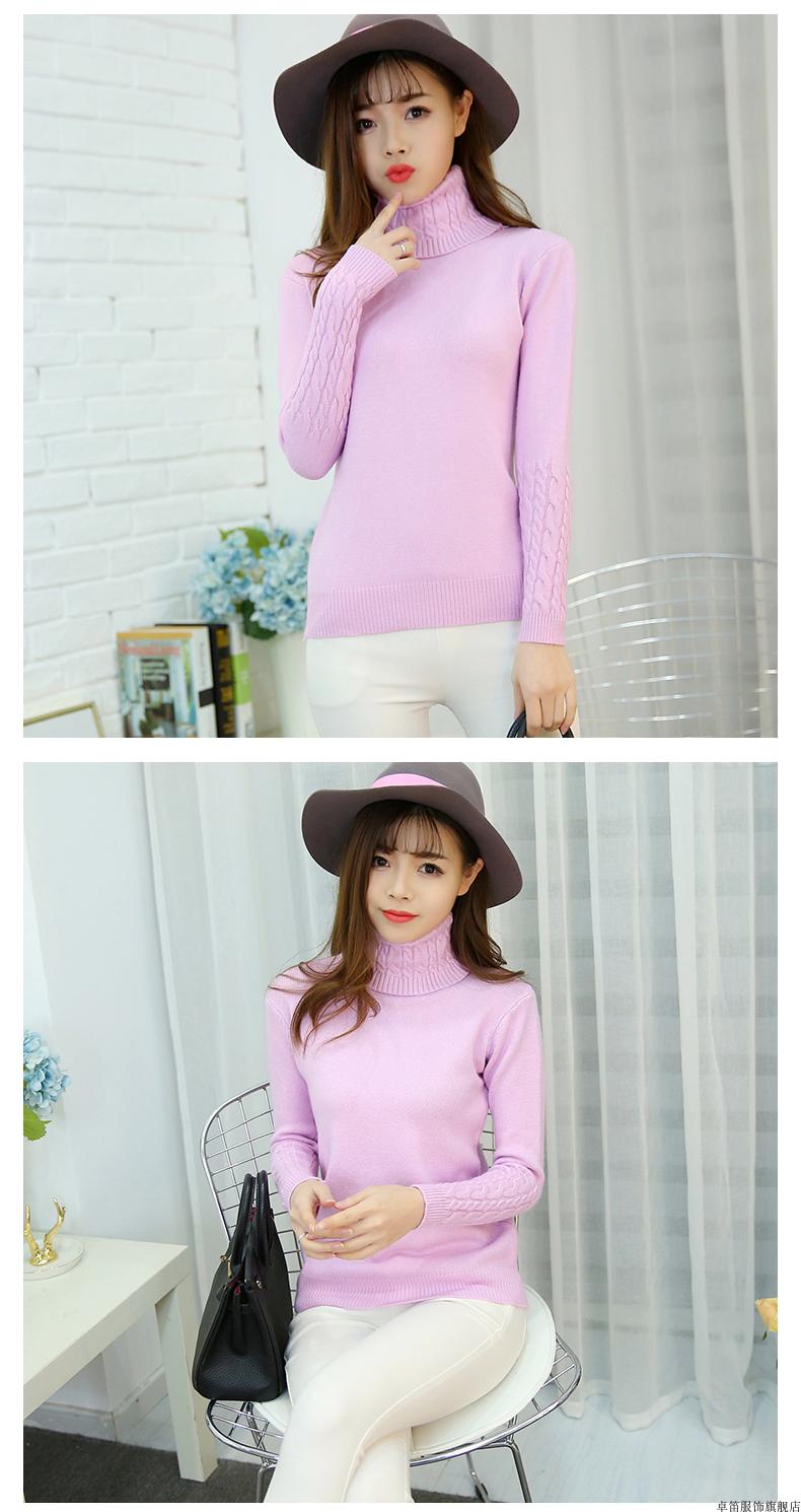 Turtleneck Pullovers
-Long Sleeves 
-Thick Warm