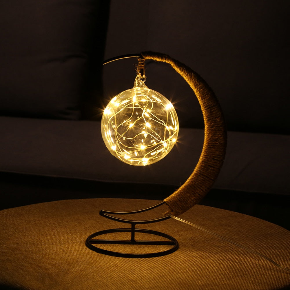 Moon Sepak Takraw Lamp,Night Light Lantern