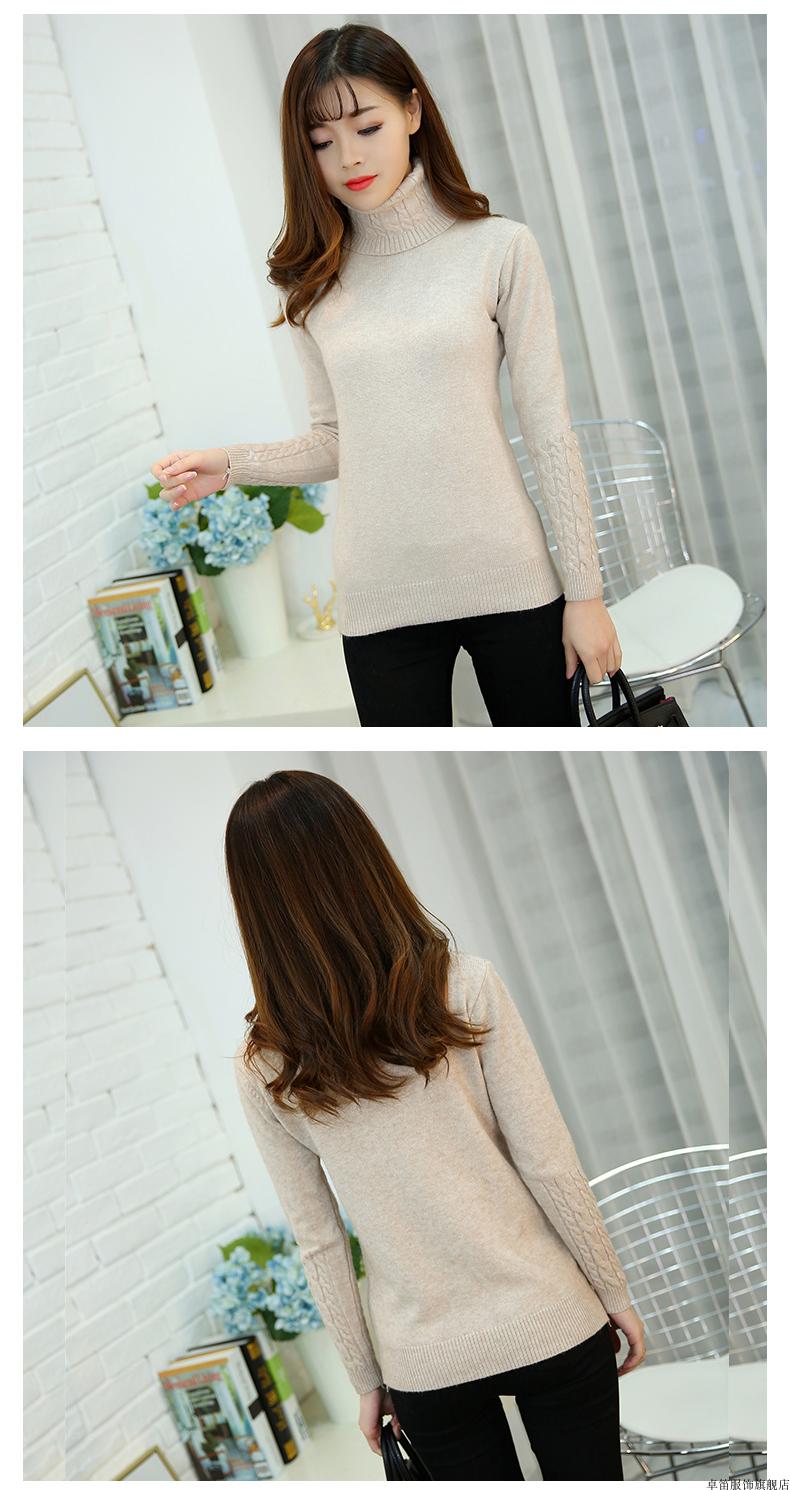 Turtleneck Pullovers
-Long Sleeves 
-Thick Warm