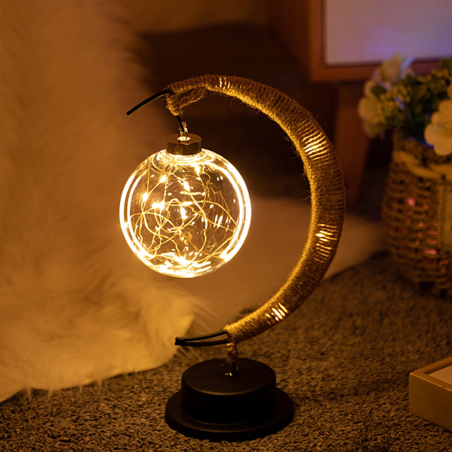 Moon Sepak Takraw Lamp,Night Light Lantern