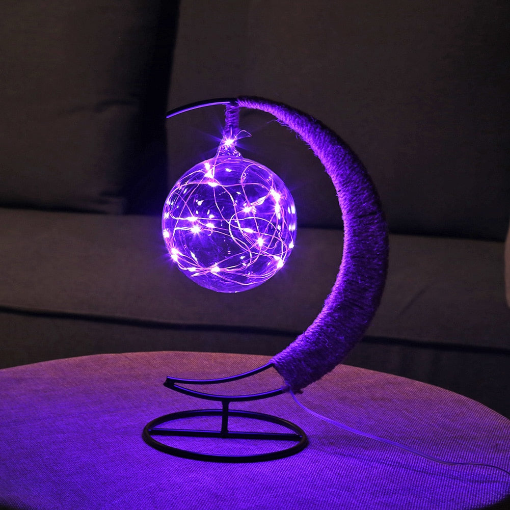 Moon Sepak Takraw Lamp,Night Light Lantern