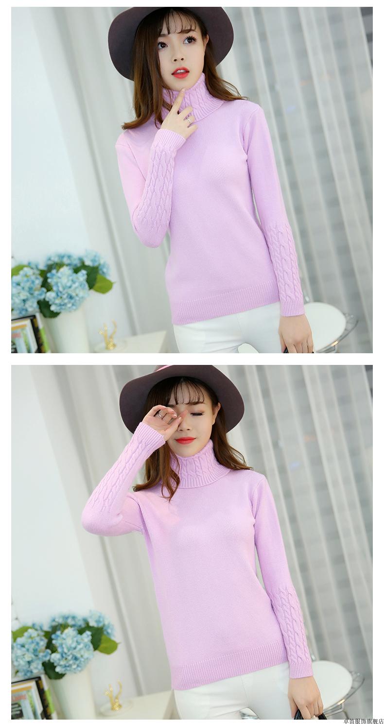 Turtleneck Pullovers
-Long Sleeves 
-Thick Warm