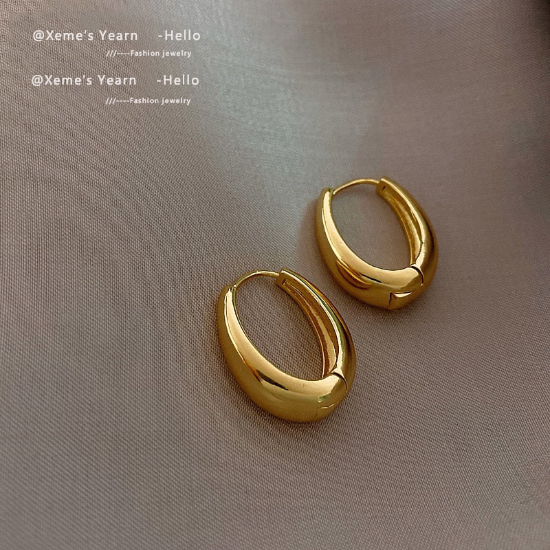 Hoop Earrings.
- Korean Jewelry 
- Daily Wear Earrings