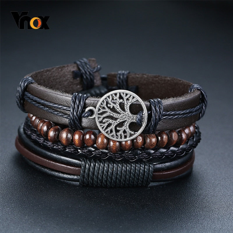 Tribal Wristbands 4Pcs/ Set