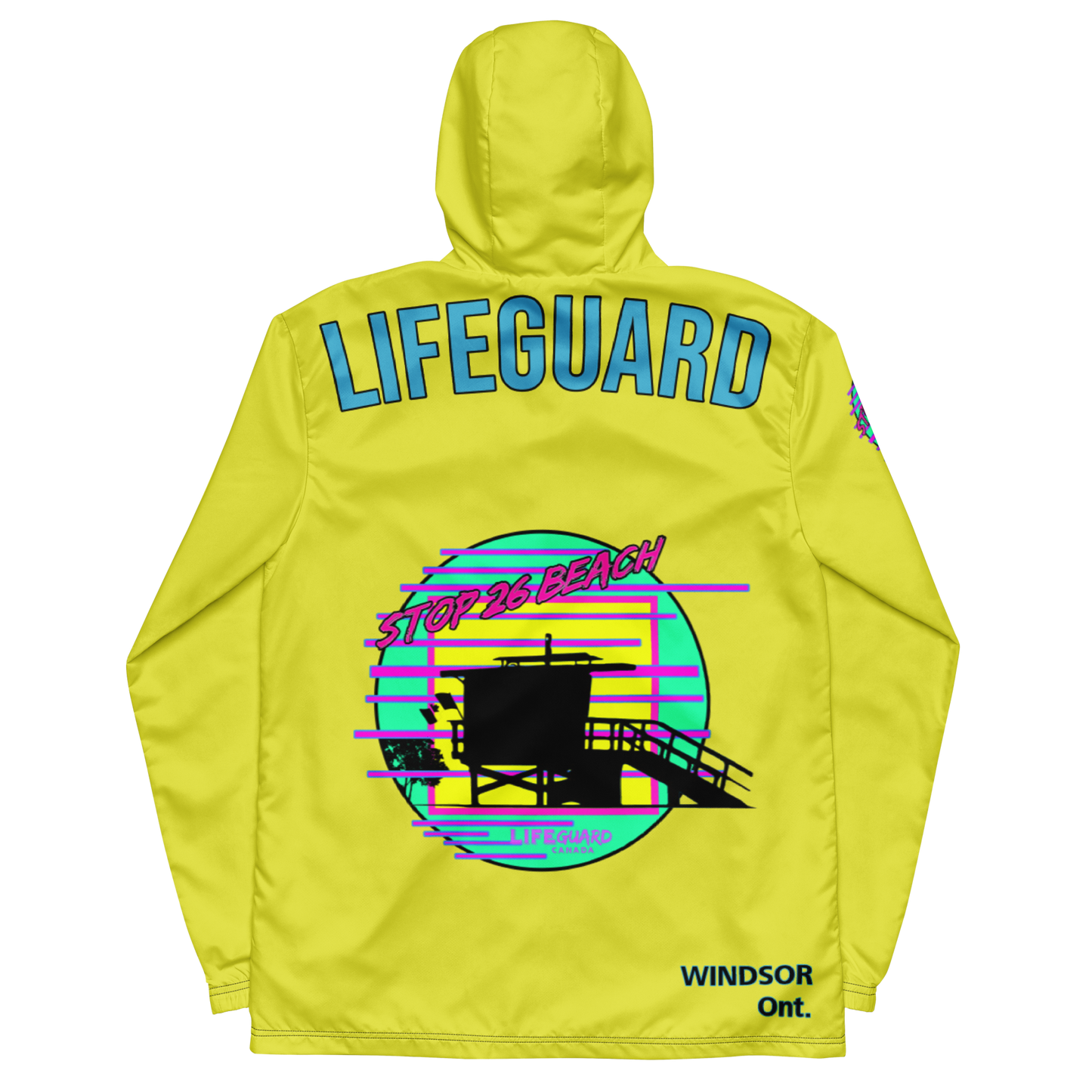 "Stop" 26 BeachWatch team windbreaker