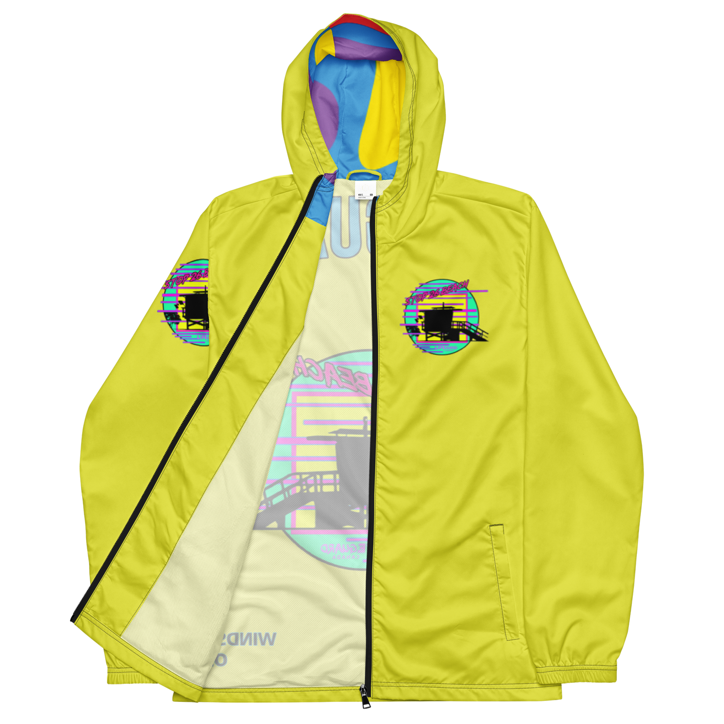 "Stop" 26 BeachWatch team windbreaker