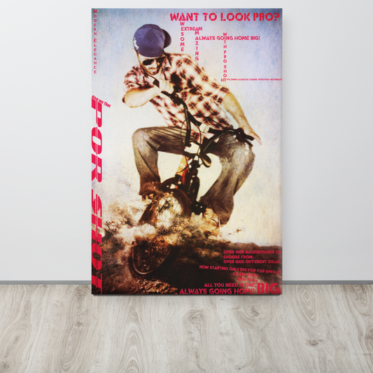 BMX-Jage,02 canvas print