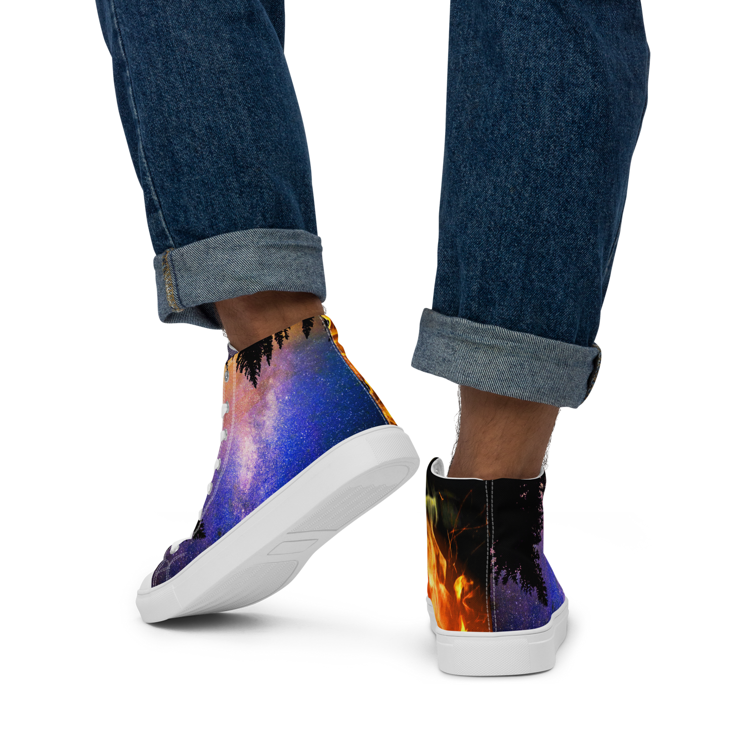 High-Gravity canvas-moon shoes