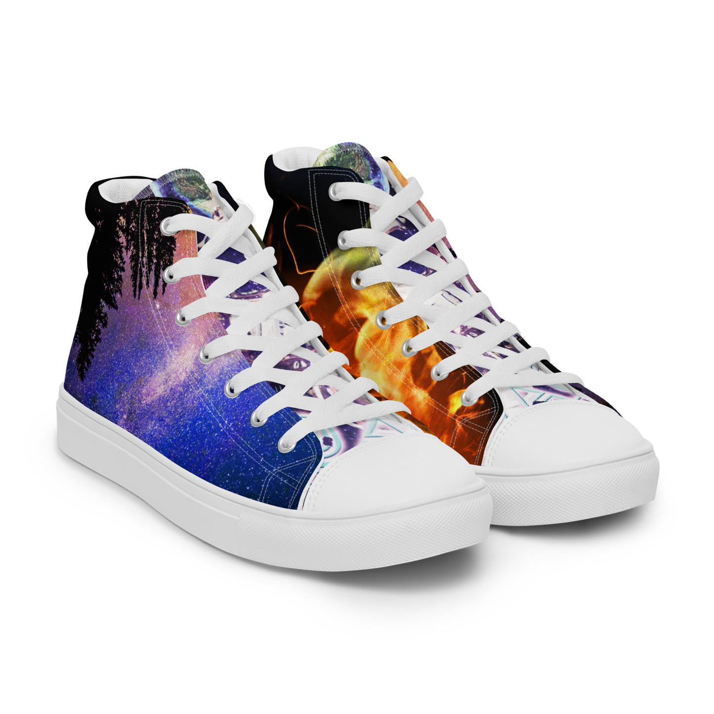 High-Gravity canvas-moon shoes