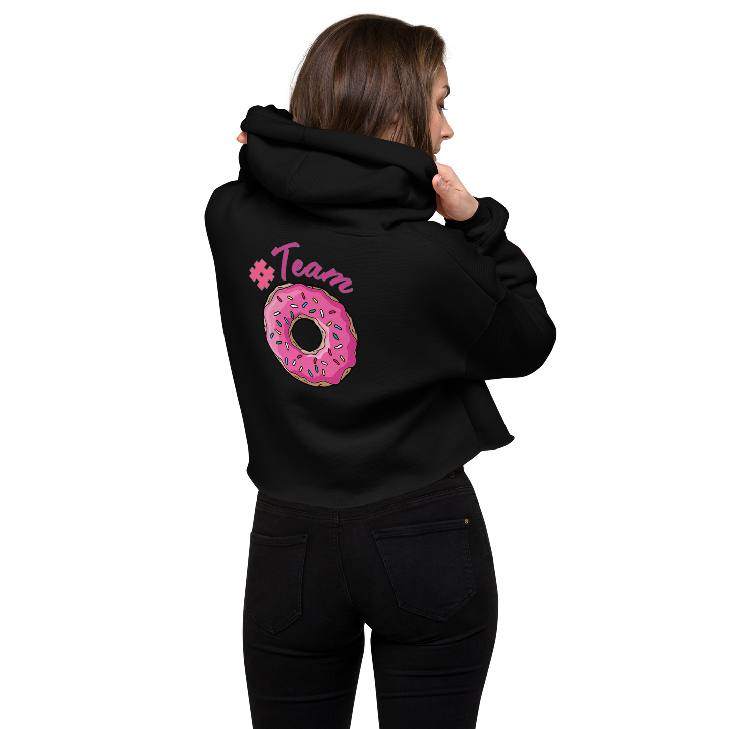 Team #Donut (Croped-Hoodie)