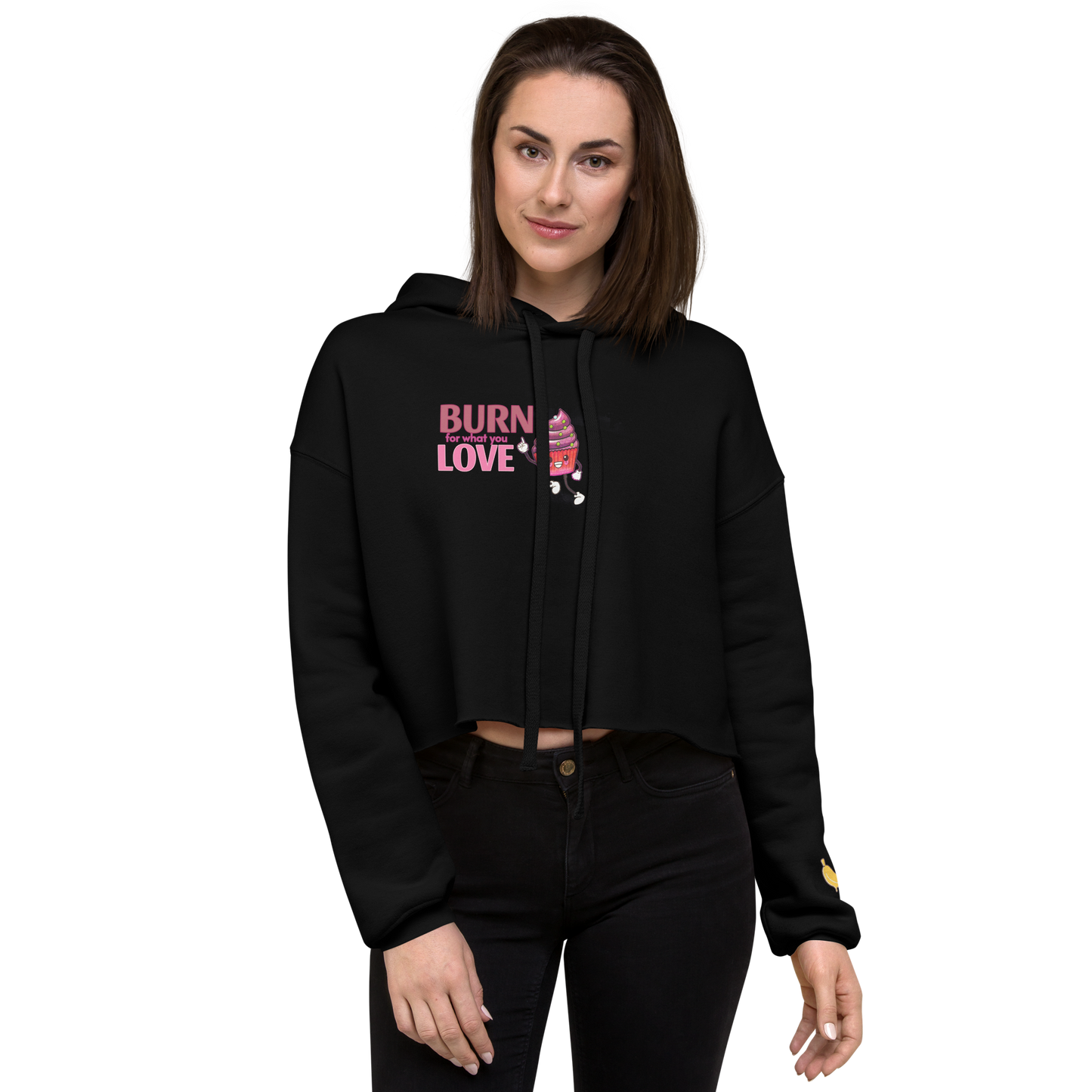 CupCake-Man Crop Hoodie