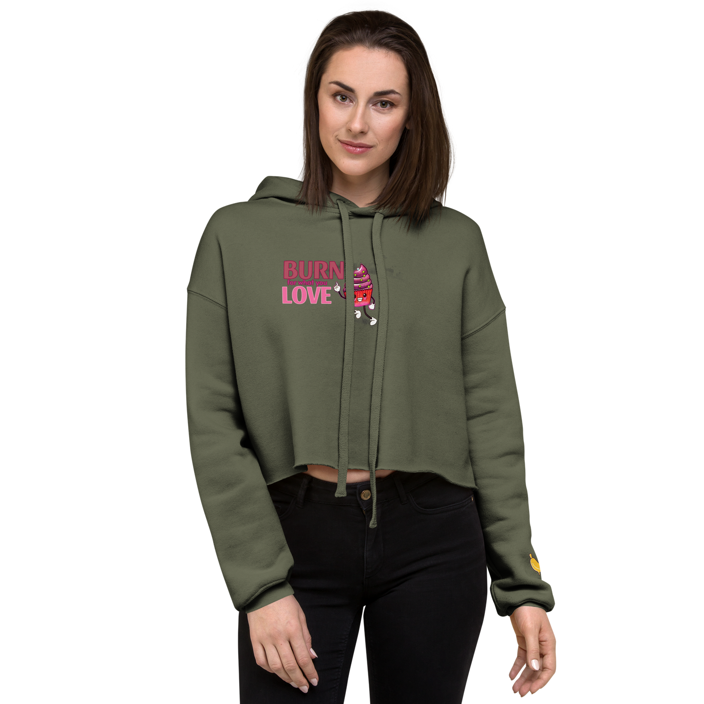 CupCake-Man Crop Hoodie