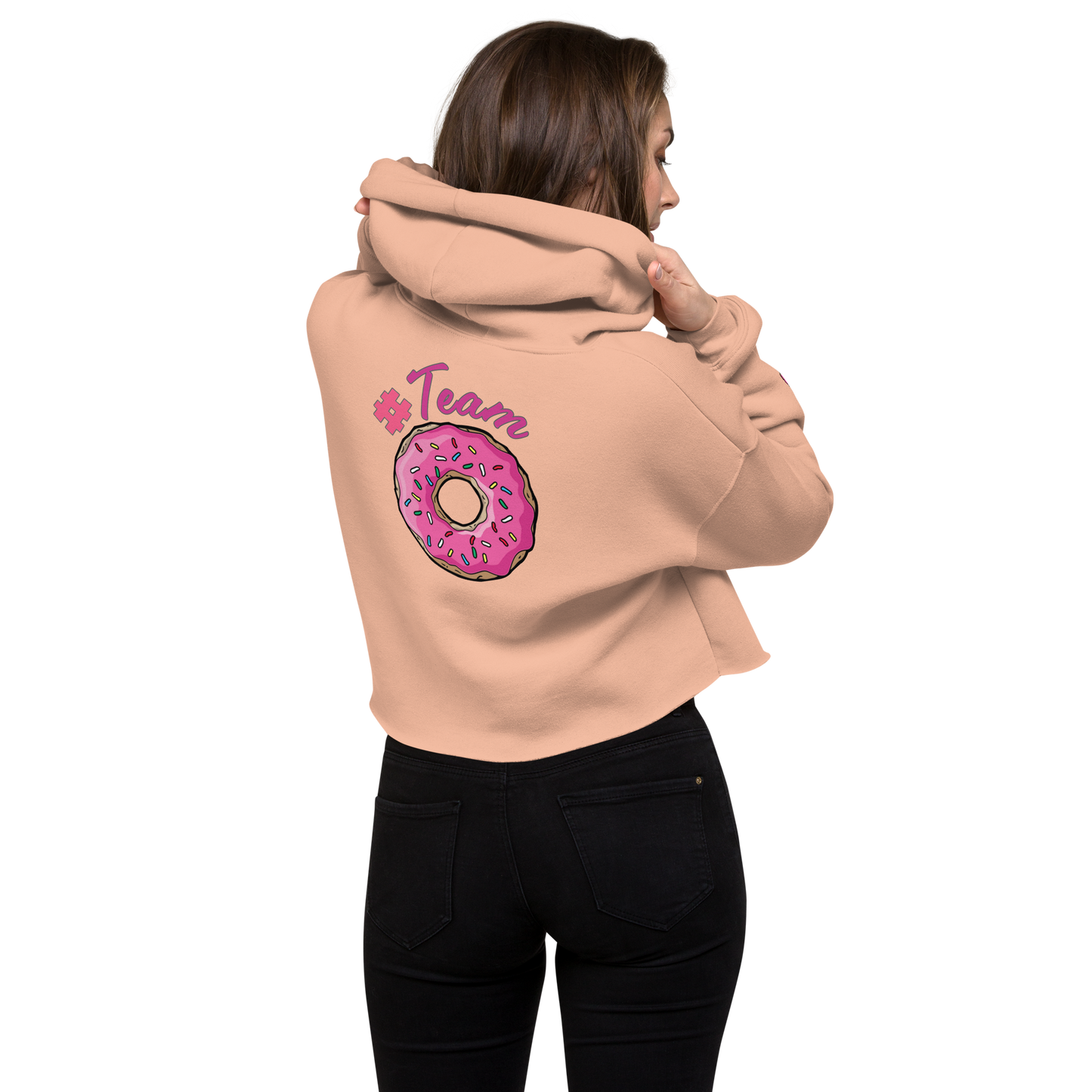 Team #Donut (Croped-Hoodie)